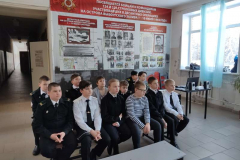 Кадеты отряда "Морской пограничник"